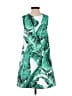 Assorted Brands 100% Polyester Tropical Green Casual Dress Size S - photo 2