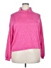 Candie's 100% Polyester Pink Turtleneck Sweater Size XXL - photo 1