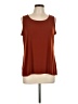 Susan Graver Brown Sleeveless Top Size L - photo 1