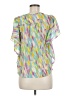 Old Navy 100% Polyester Green Short Sleeve Blouse Size M - photo 2