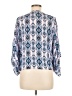 Andree by UNIT 100% Rayon Blue 3/4 Sleeve Blouse Size M - photo 2