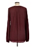 Tart 100% Polyester Burgundy Long Sleeve Blouse Size L - photo 2