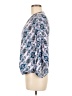 Andree by UNIT 100% Rayon Blue 3/4 Sleeve Blouse Size M - photo 5