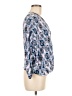 Andree by UNIT 100% Rayon Blue 3/4 Sleeve Blouse Size M - photo 4