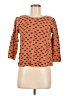 Fire Los Angeles Orange 3/4 Sleeve Top Size 8 - photo 1