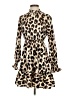 Shein Animal Print Brown Casual Dress Size XS - photo 1