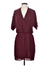 WAYF 100% Polyester Solid Burgundy Casual Dress Size XS - photo 1