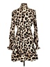 Shein Animal Print Brown Casual Dress Size XS - photo 2