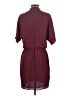 WAYF 100% Polyester Solid Burgundy Casual Dress Size XS - photo 2