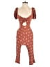 Lily Rose Hearts Brown Romper Size XS - photo 1