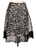 AB Studio 100% Cotton Graphic Gray Casual Skirt Size 10 - photo 1