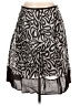 AB Studio 100% Cotton Graphic Gray Casual Skirt Size 10 - photo 2