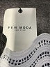 Few Moda Blue 3/4 Sleeve Blouse Size XS - photo 7