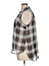 Dots 100% Polyester Plaid Gray Sleeveless Blouse Size XL - photo 5