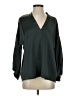 Lou & Grey 100% Polyester Green Long Sleeve Blouse Size XS - photo 1