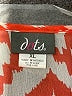 Dots 100% Polyester Orange Pink Short Sleeve Blouse Size XL - photo 7