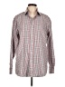 Assorted Brands Checkered-gingham Red Long Sleeve Button-Down Shirt Size L - photo 1
