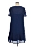 AGB Solid Blue Casual Dress Size XL - photo 2