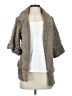 Kensie 100% Nylon Gray Tan Cardigan Size S - photo 1
