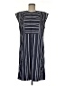 J.Crew Stripes Blue Casual Dress Size M (tall) - photo 1