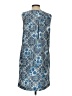 Joe Fresh 100% Polyester Paisley Blue Casual Dress Size S - photo 2