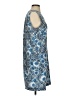 Joe Fresh 100% Polyester Paisley Blue Casual Dress Size S - photo 4