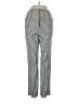 Free People Stripes Silver Casual Pants Size 4 - photo 1