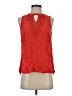 Pale Sky Red Sleeveless Blouse Size S - photo 1