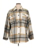 Unbranded 100% Polyester Plaid Gray Coat Size XL - photo 1