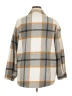 Unbranded 100% Polyester Plaid Gray Coat Size XL - photo 2