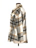 Unbranded 100% Polyester Plaid Gray Coat Size XL - photo 5
