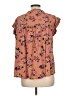Buffalo by David Bitton Pink Short Sleeve Blouse Size L - photo 2