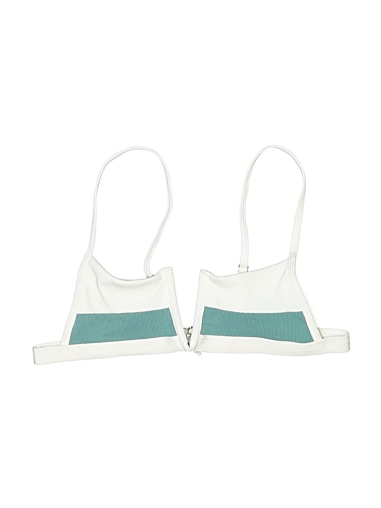 Pre-owned Shein Swimsuit Top White Swimwear