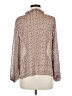 MNG 100% Polyester Brown Long Sleeve Blouse Size M - photo 2