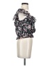 Saylor 100% Polyester Floral Black Sleeveless Blouse Size S - photo 4