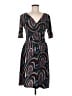 Jones Studio Paisley Black Cocktail Dress Size 6 - photo 1