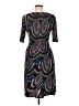 Jones Studio Paisley Black Cocktail Dress Size 6 - photo 2