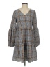 Unbranded Plaid Gray Casual Dress Size S - photo 1