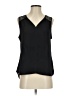 Banana Republic 100% Polyester Black Sleeveless Blouse Size S - photo 1
