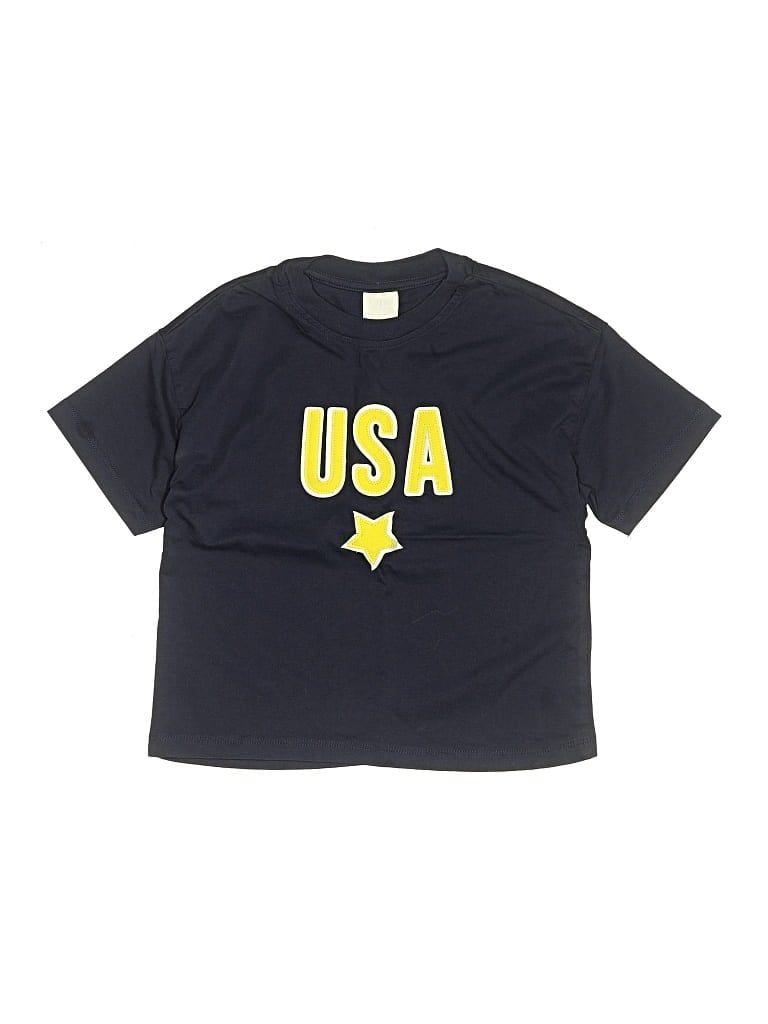Pre-owned Zara Kids' Short Sleeve T-shirt In Blue