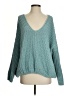 Miracle Solid Teal Pullover Sweater Size S - photo 1