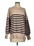 Unbranded Stripes Tan Pullover Sweater Size S - photo 1