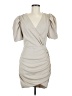H&M Solid Tan Cocktail Dress Size M - photo 1