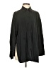Zara 100% Modal Solid Black Long Sleeve Button-Down Shirt Size S - photo 1