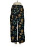J.Crew 100% Polyester Floral Blue Casual Pants Size 4 - photo 1