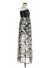 Xhilaration 100% Polyester Floral Black Gray Cocktail Dress Size XS - photo 4