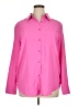Unbranded 100% Polyester Pink Long Sleeve Blouse Size XL - photo 1