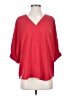 Ann Taylor 100% Polyester Red 3/4 Sleeve Blouse Size S - photo 1