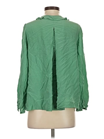Unbranded 3/4 Sleeve Silk Top (view 2)