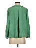 Unbranded 100% Silk Green 3/4 Sleeve Silk Top Size EU 34 / US 4 - photo 2